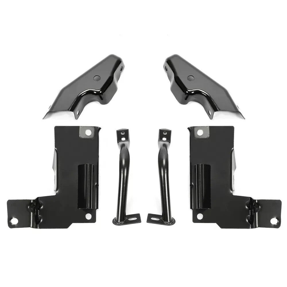 Bumper Bracket Set of 6 Front LH & RH For 2003-06 Chevrolet Silverado 1500 2500