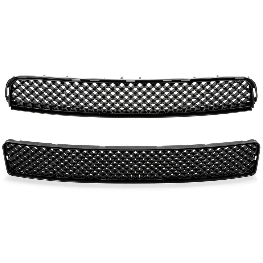 Front Upper & Lower JDM Mesh Grill Grille For 2005 2006 2007 2008-2010 Scion TC