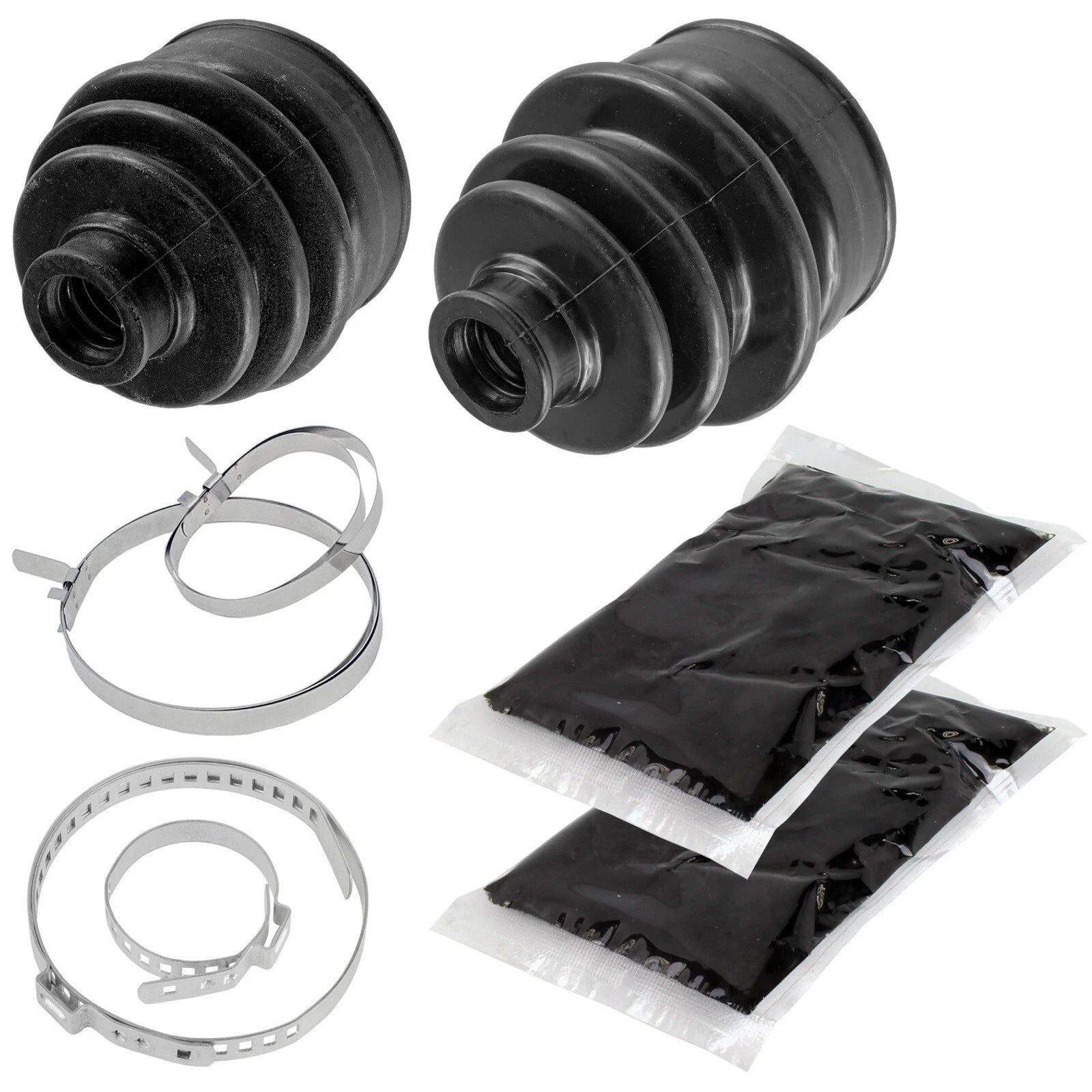 Rear Axle Inner Outer CV Boot Kit for Yamaha Grizzly 450 YFM450 4X4 2011 - 2014