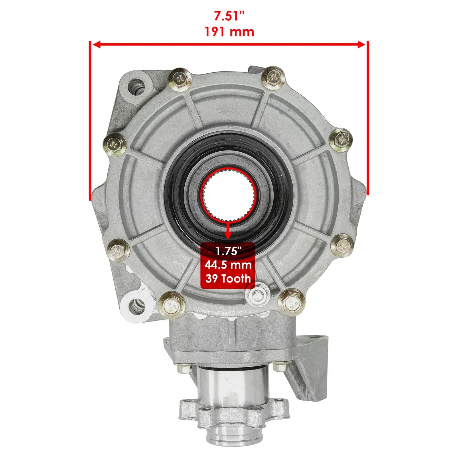 Complete Rear Differential For Yamaha Rhino 660 4X4 YXR660 YXR 660 2004-2007