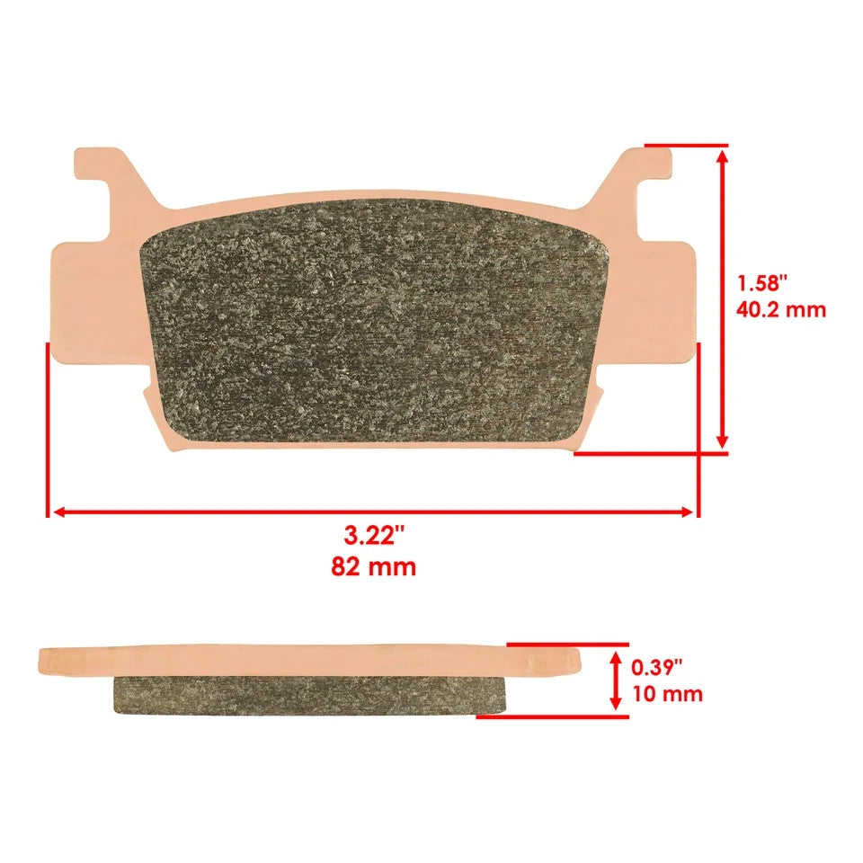 Brake Pads for Honda TRX500 TRX 500 Fourtrax Foreman 4X4 Front Brakes 2005-2010