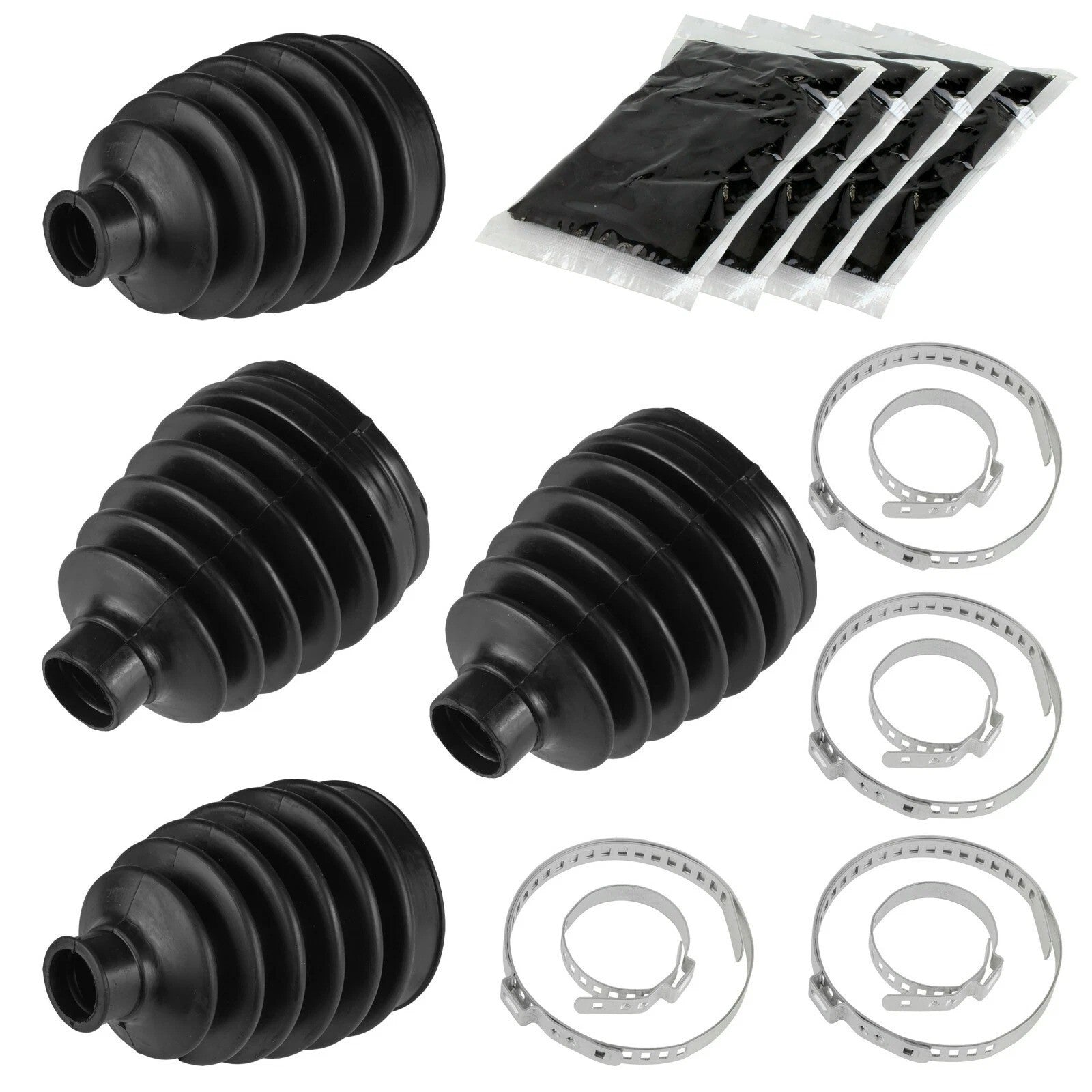 2 Front Axle Outer And Inner CV Boot Kit for Polaris Sportsman XP 1000 2015 2016