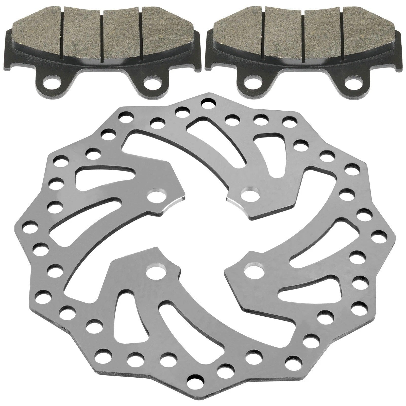 Rear Brake Disc Rotor w/ Pads fits Yamaha YFZ450R / YFZ450RSE Special 2009-2026