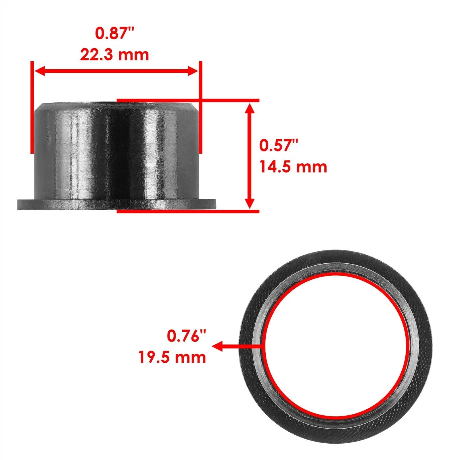 4 Drive Deck Bushings fits John Deere M111358 M146073