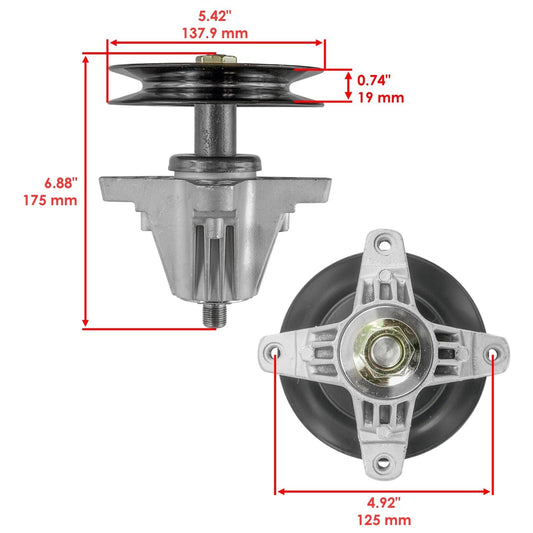 Spindle Assembly For Troy-Bilt 13AQA2BW011 13AQA2BW011 13AQA2KA011 54" Deck