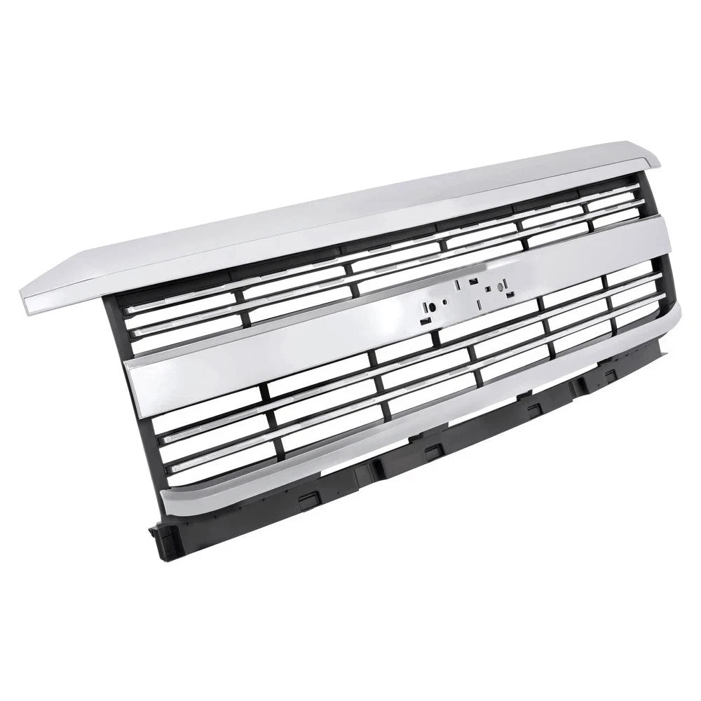 HECASA Chrome Grille Assembly For Chevy Silverado 2500 HD 3500 HD 15-19 23335298