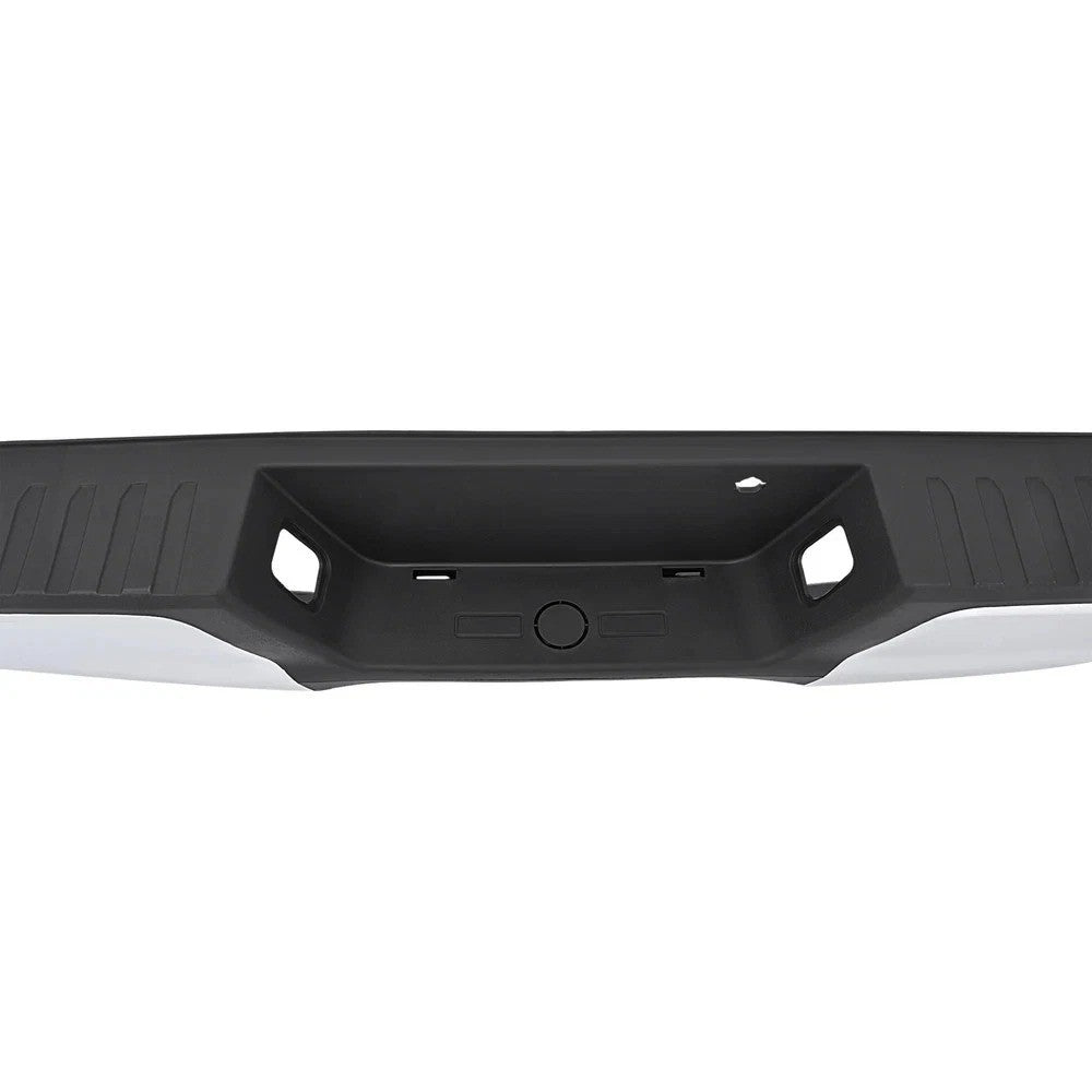 For Ford F150 2015-2020 W/O Park Sensor Holes Rear Bumper Step Bumper Chrome New