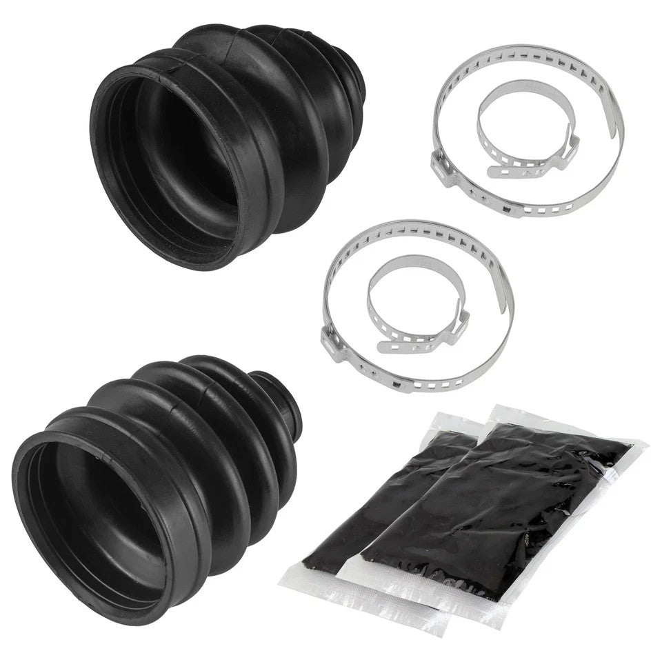 Front Inner Outer Axle CV Boot Kit for Honda TRX300FW Fourtrax 4X4 1988-2000