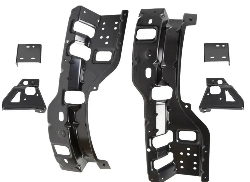 Qty6 Front Bumper Impact Brackets Brace Set For Silverado 2500HD 3500HD 11-2014