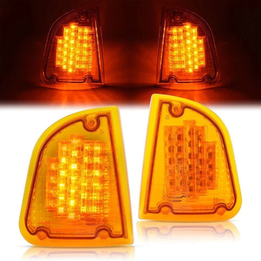 Fit For  Kenworth K300 T300 T330 T600A 1986-2008 LED Turn Signal Lights Amber