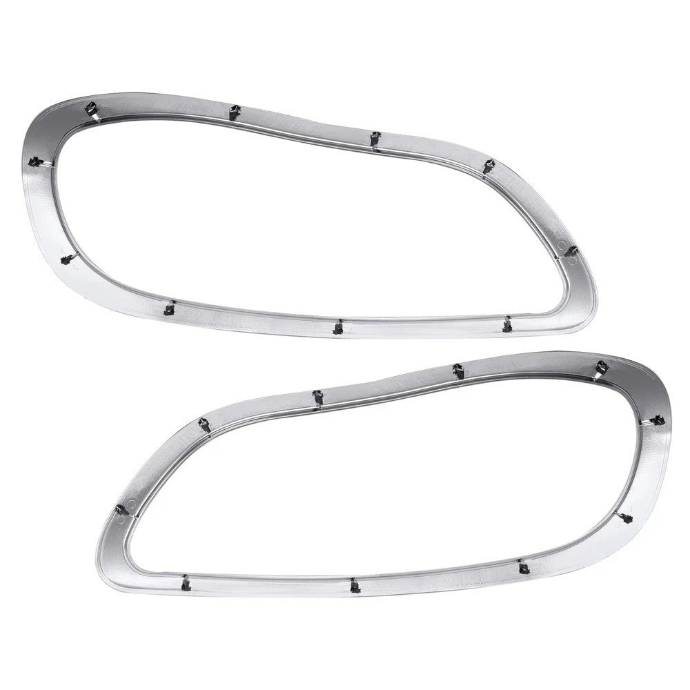 New Headlight Bezels Trims Chrome For Freightliner M2 Business Class 2002-2018