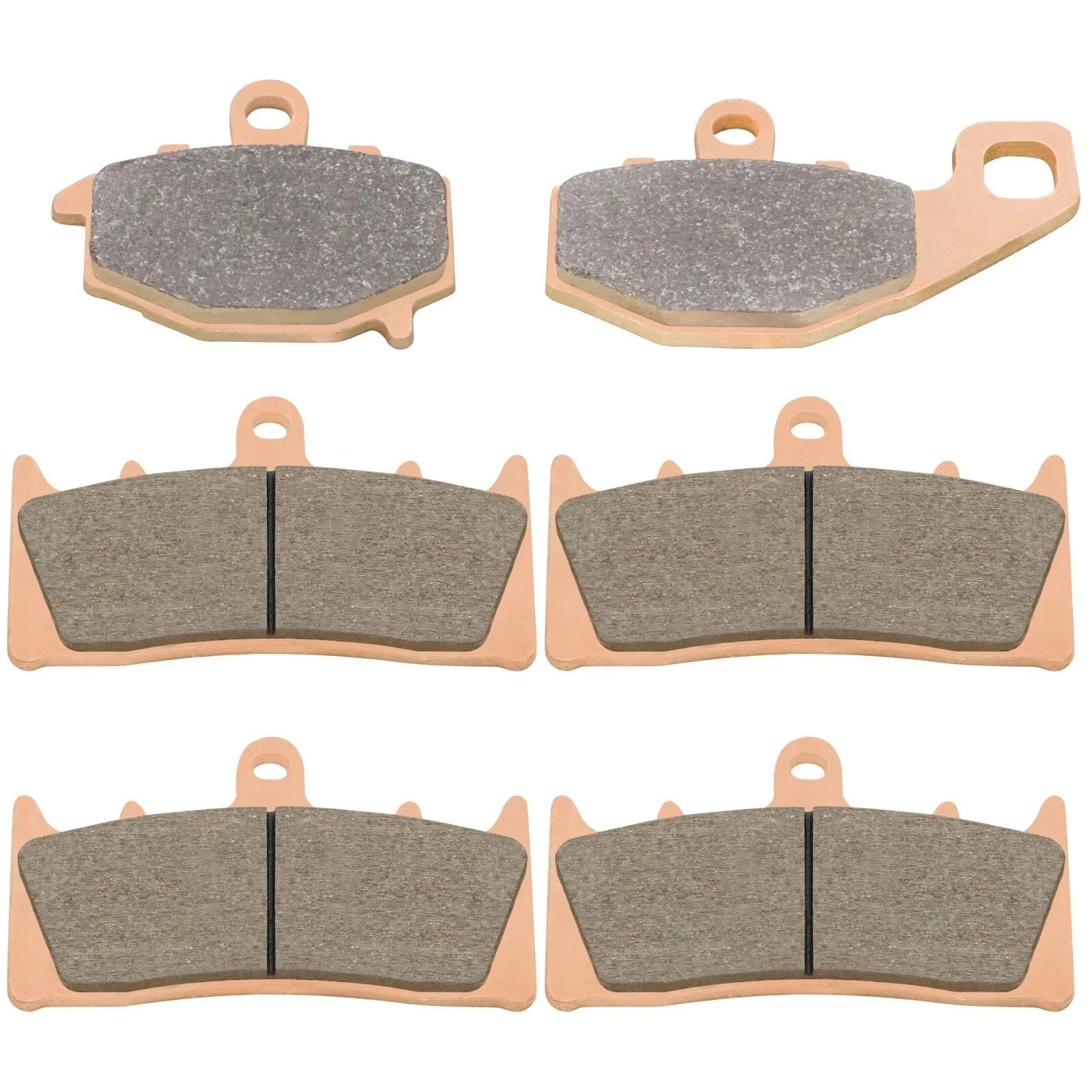 Sintered Front And Rear Brake Pads for Kawasaki ZX600 Ninja ZX-6R 1998-02 2005