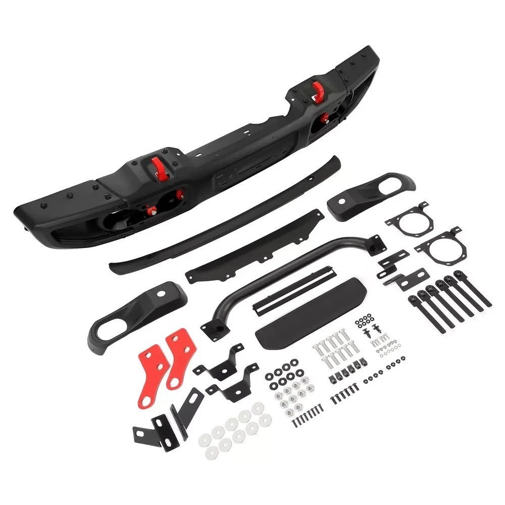 10th Anniversary Style Front Bumper For Jeep JK Wrangler 07-18 W/O Sensor Hole