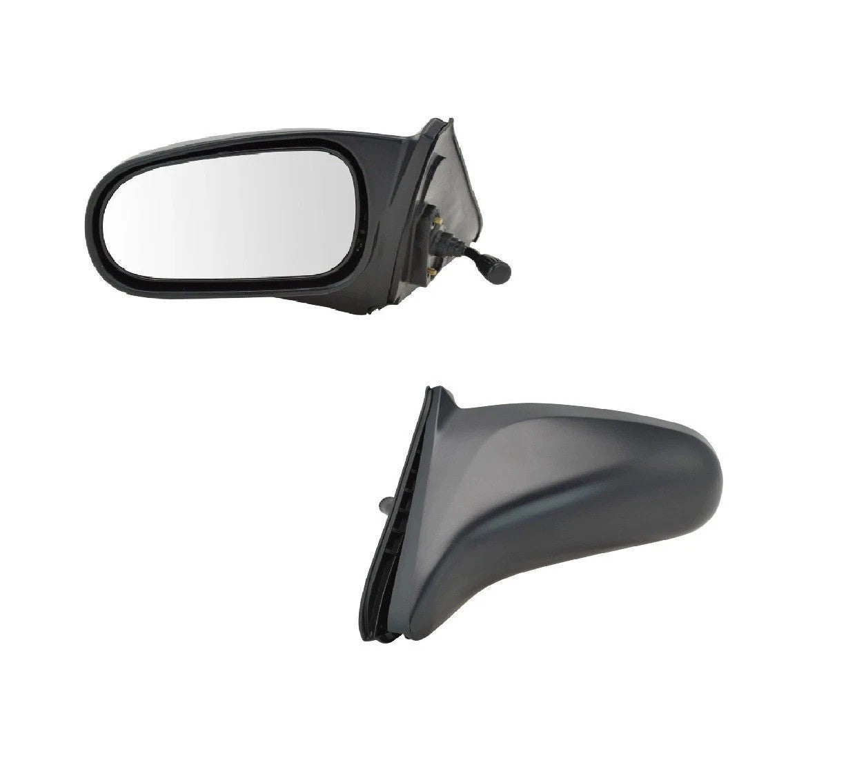 Manual Remote Side View Mirrors Pair Set of 2 for 96-00 Honda Civic 2 & 3 Door