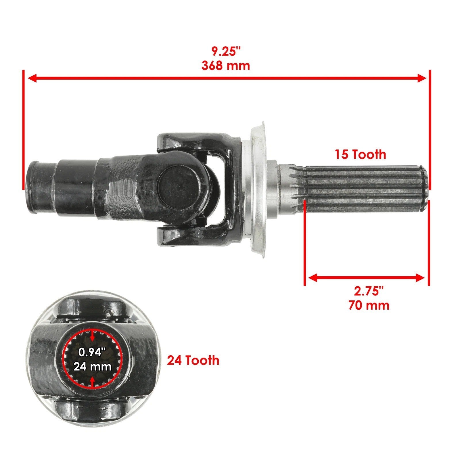 Rear Axle Drive Shaft Inside For Kawasaki Mule 4010 KAF620 N M T 2009 2010-2019