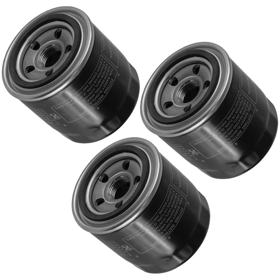 3 Pack Oil Filter Kawasaki EN450 En-450 454Ltd KAF450 Mule KVF750 Brute Force