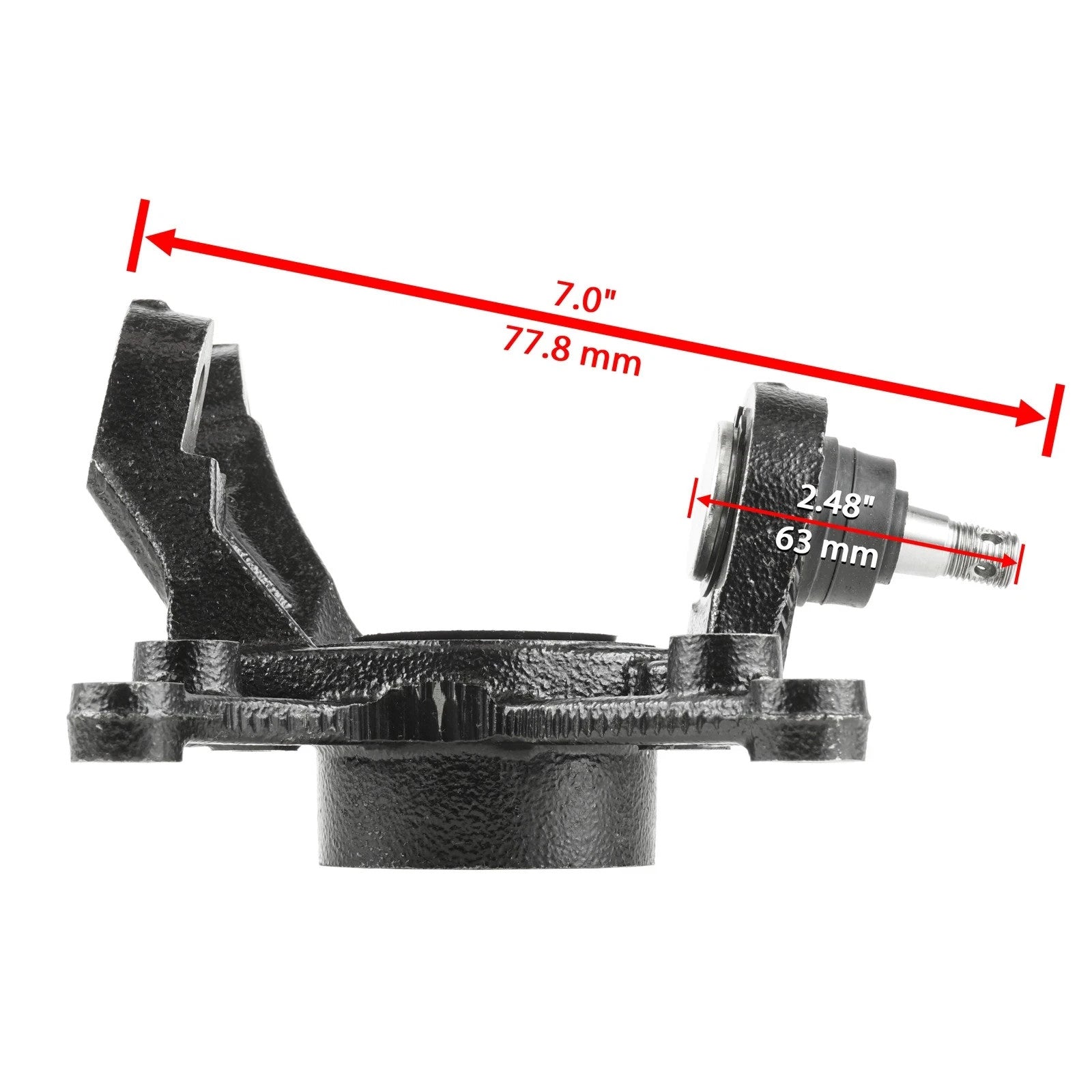 Front Left Right Steering Wheel Knuckle For Honda TRX420FE Rancher 420 ES 07-13