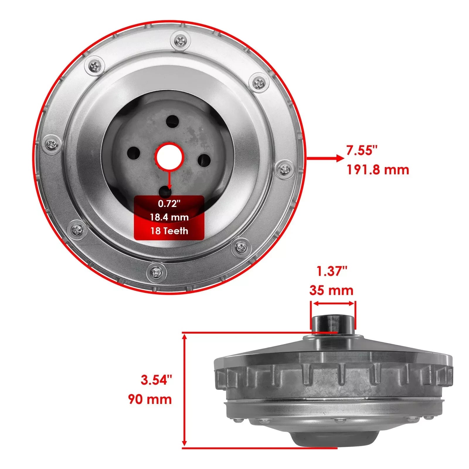 Caltric Primary Drive Clutch Sliding Sheave for Yamaha Viking EPS 2014-2023