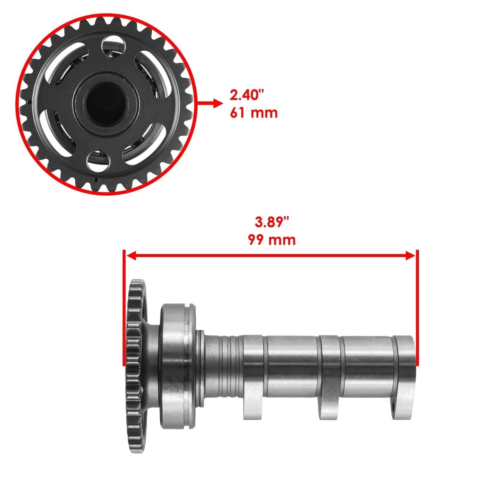 Intake Camshaft For Yamaha YFZ450 SP 2005-08 5TA-12170-00-00 5TA-12170-10-00