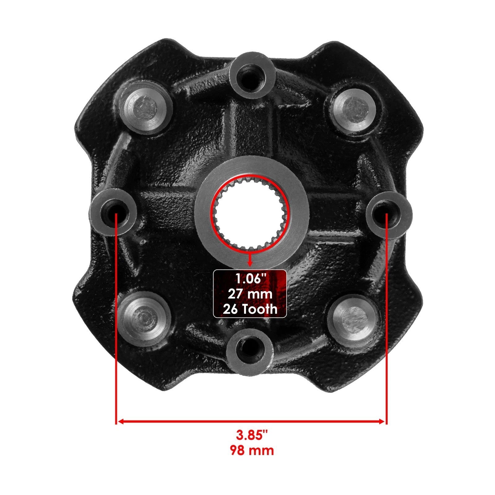 Front Left Or Right Wheel Hub For Honda Rancher 420 TRX420FE 4X4 2014-2022