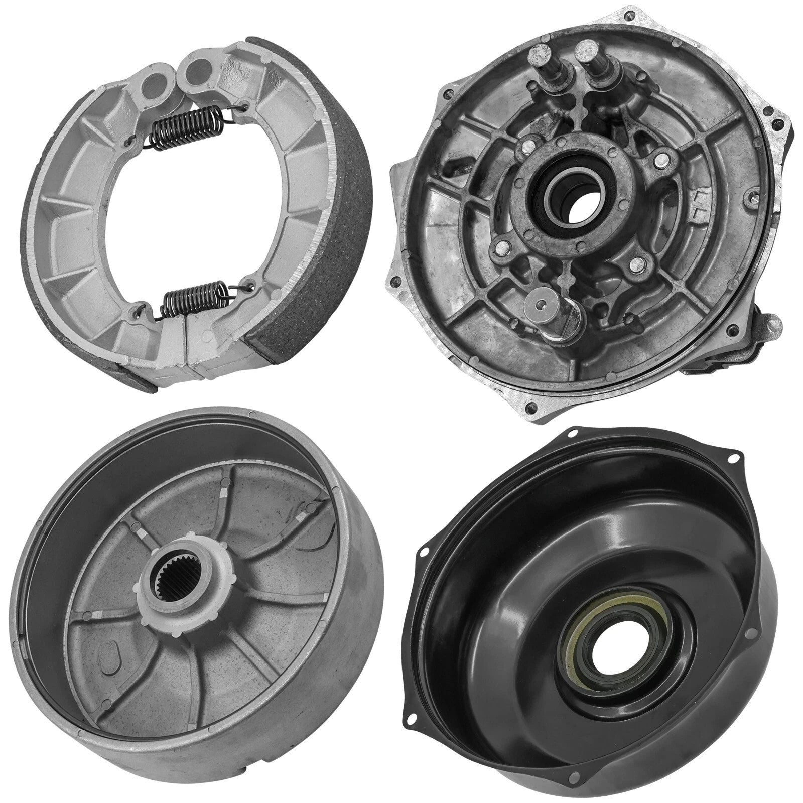 43010-HN2-000 Rear Brake Panel & Drums With Shoe For Honda TRX500 