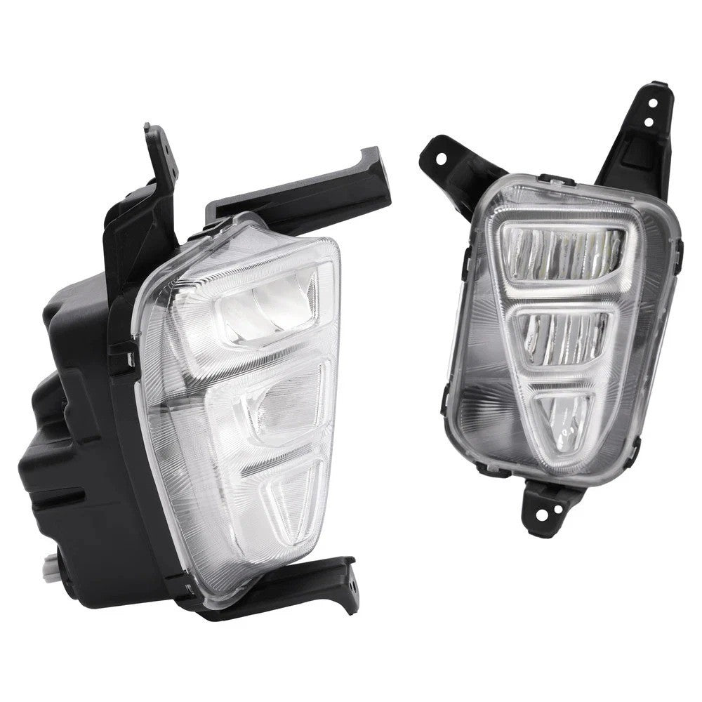 HECASA Pair LED Bumper Fog Lights Driver Passenger Side For Kia Optima 2016-2018