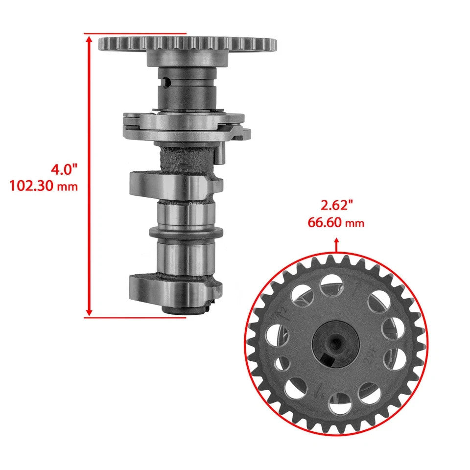 Exhaust Camshaft for Suzuki LTZ400 LT-Z400 Quadsport Z400 2X4 Se / 12720-07G10  