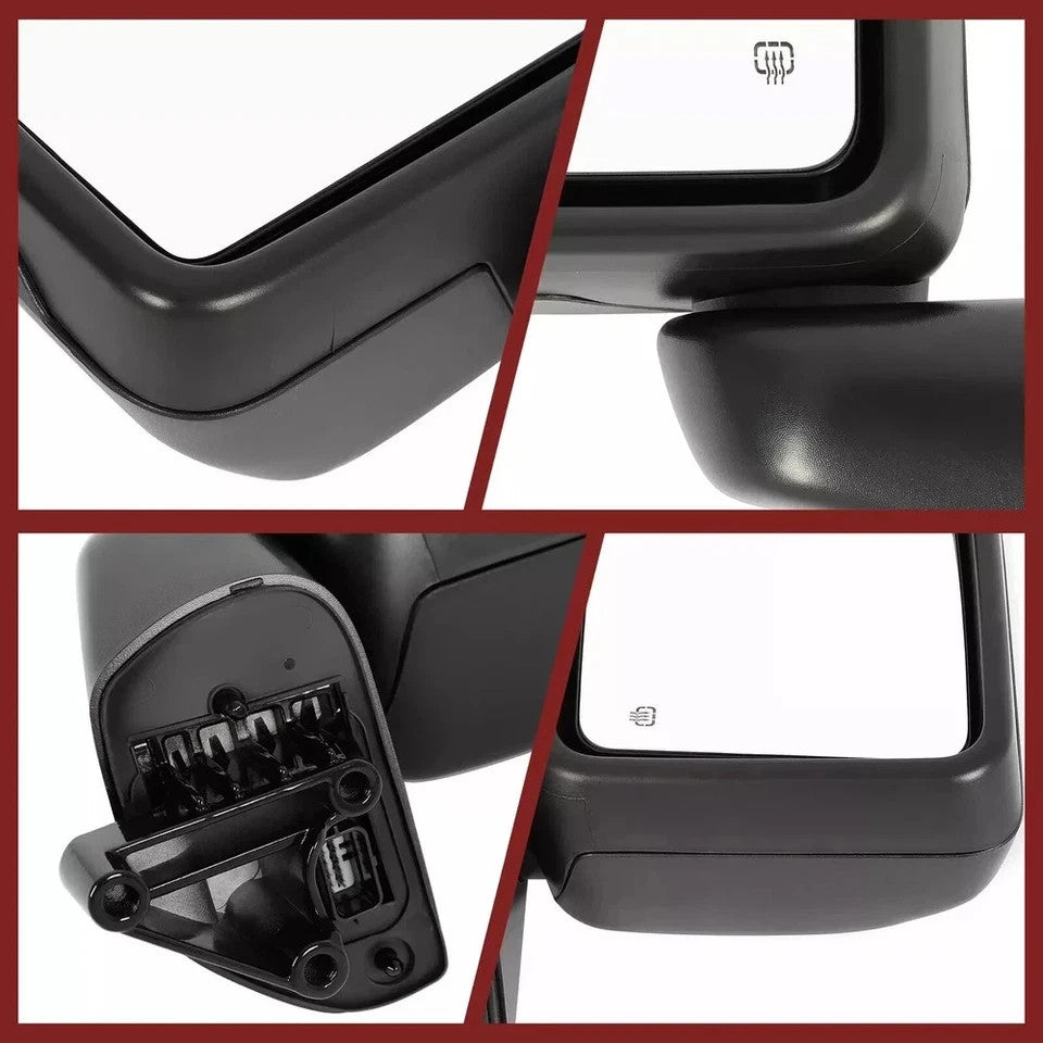 Pair Left & Right Power Heated Mirror for Jeep Gladiator Wrangler JL 2018-2023