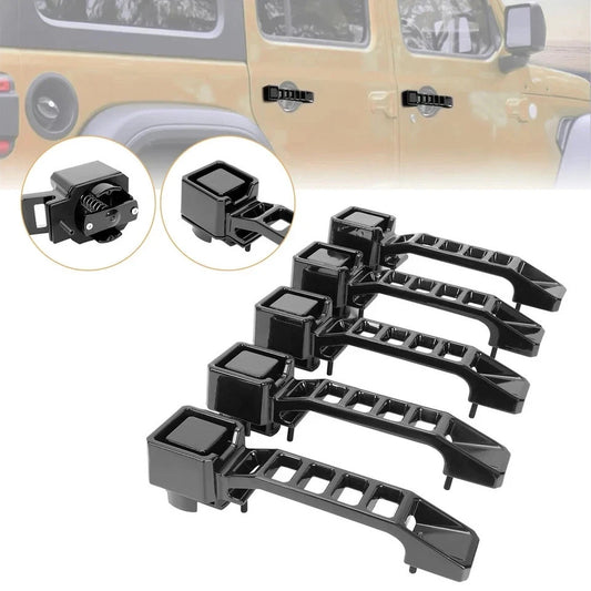 For Jeep Wrangler JK/JKU 2007-2018 Black Aluminum Exterior Door Handles