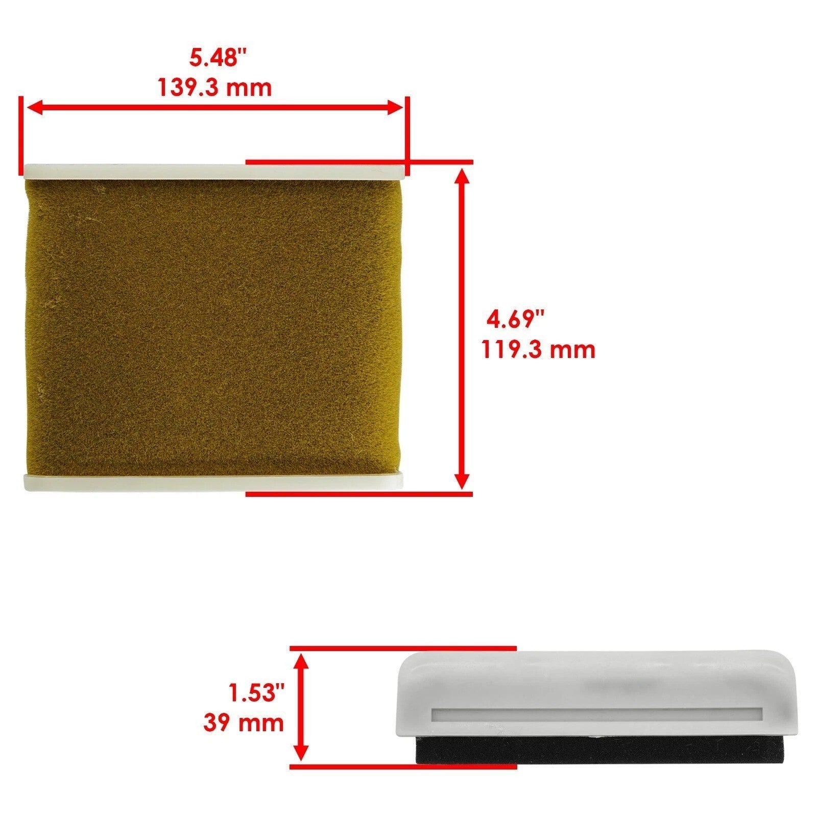 Caltric 11013-1155 11013-1252 Air Filter For Kawasaki Ninja 500 EX500 Motorcycle