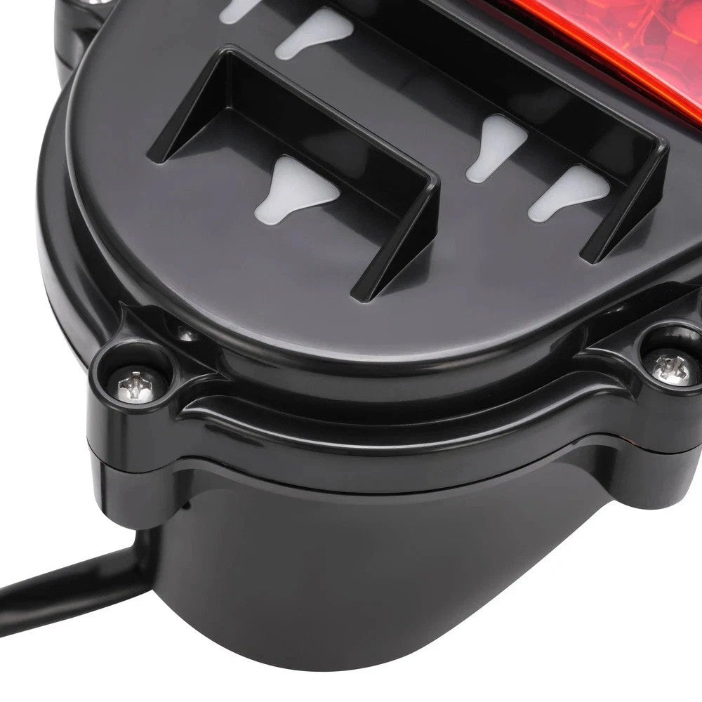 HECASA LED Red Lens Brake Lights Stop Tail Lights For Humvee M35 M998 #12422958