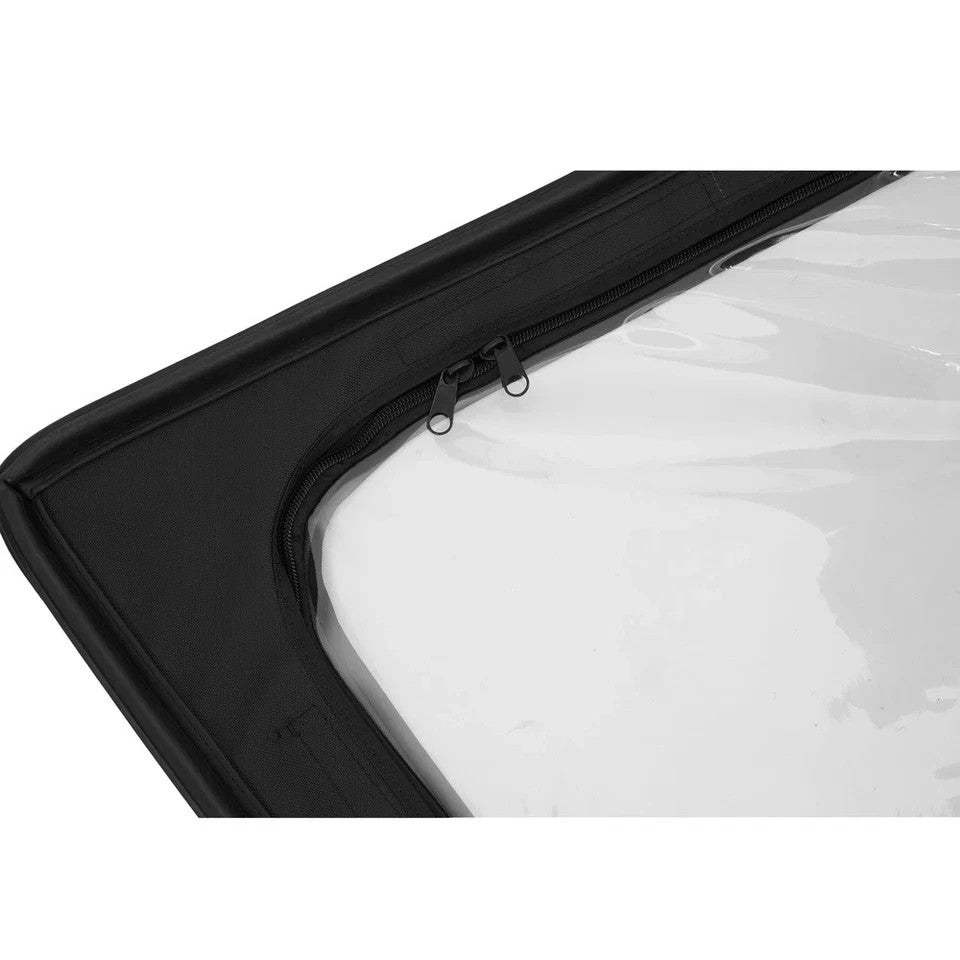 Black Soft Top Kit W/Tinted Windows & Steel Bracket For Jeep Wrangler YJ 87-95