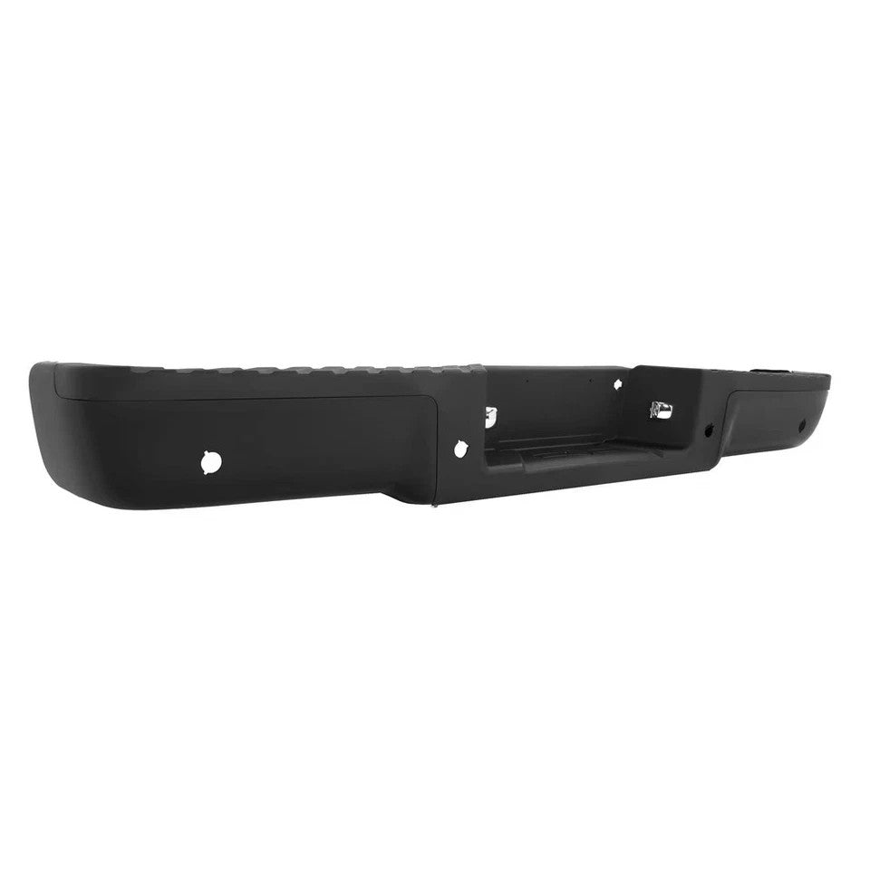 Rear Bumper Assembly Black Steel w/Sensor For Ford F150 F-150 Pickup 2009-2014