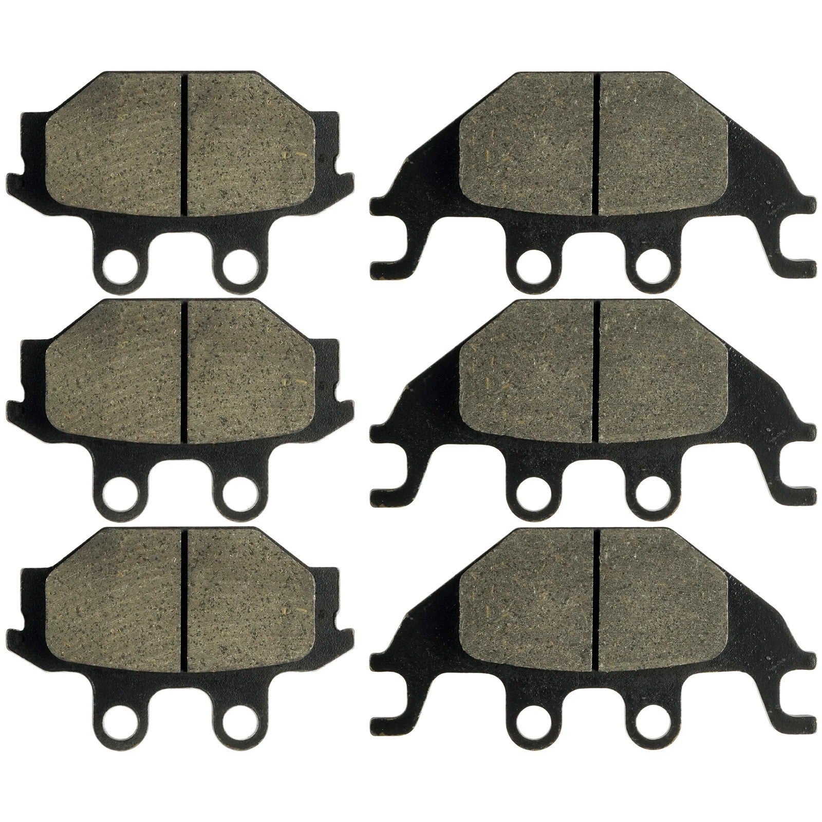 Caltric Front and Rear Brake Pads for Kawasaki KVF300 Brute Force 300 2012-2025