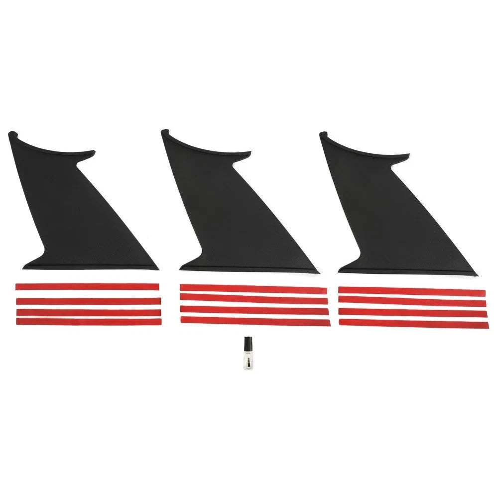 For SUBARU WRX STI 2015-2019 Add On Trunk Spoiler Wing Stabilizer Support 3PCS