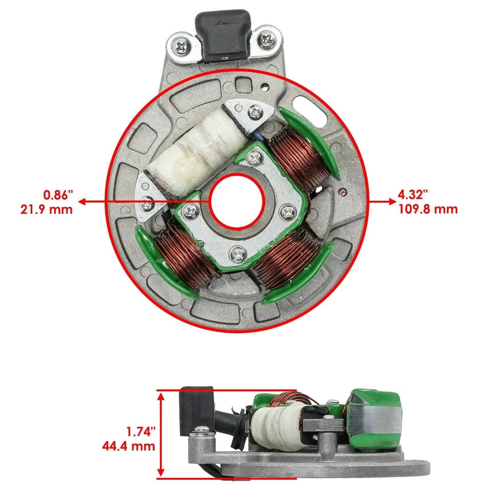 Stator and Gasket for Suzuki RMX250 1997 1998 /32101-05D01 Stator Magneto