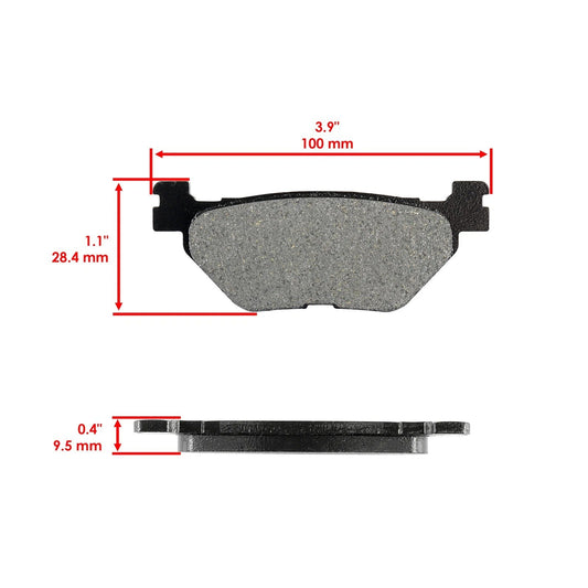 Brake Pads for Yamaha FJR1300 Fjr 1300 2003-2005 Motorcycle Front Rear Pads