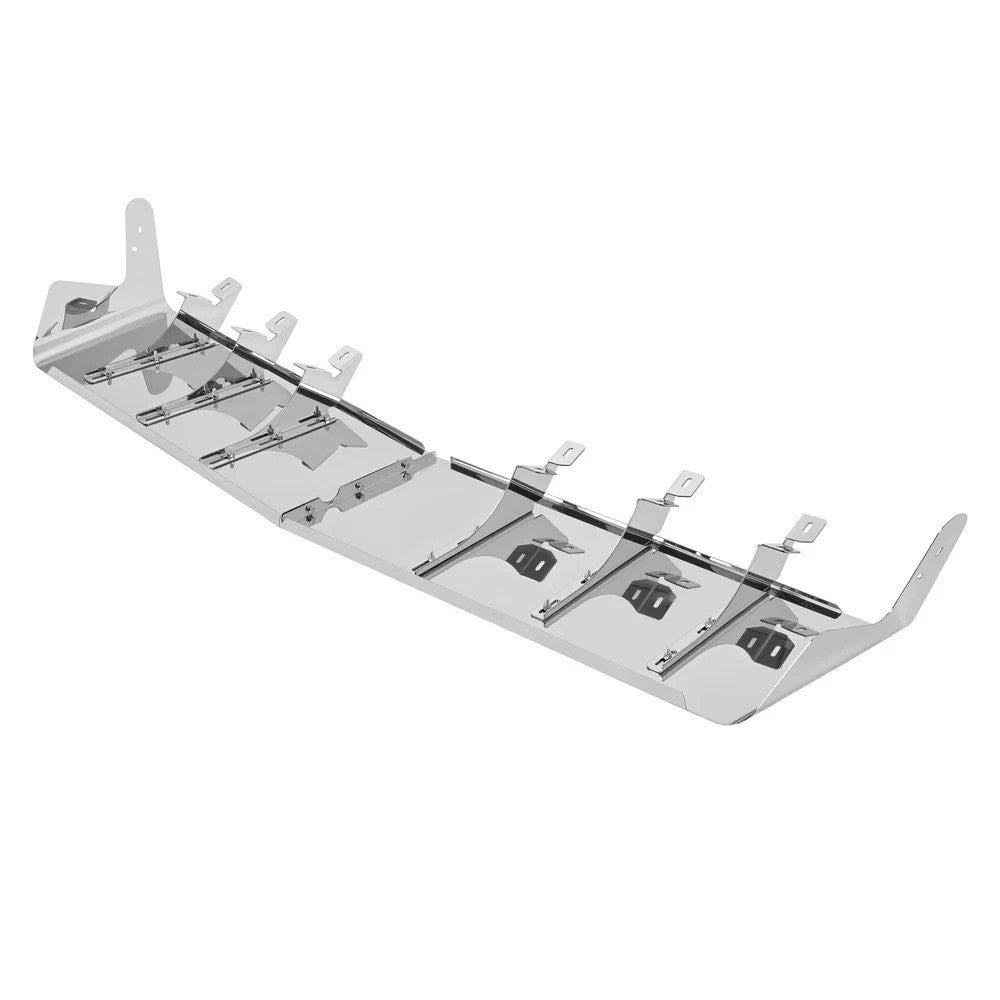 For Kenworth W900B/ W900L/W900S 84-98 13" Drop Visor Flat Windshield Silvery