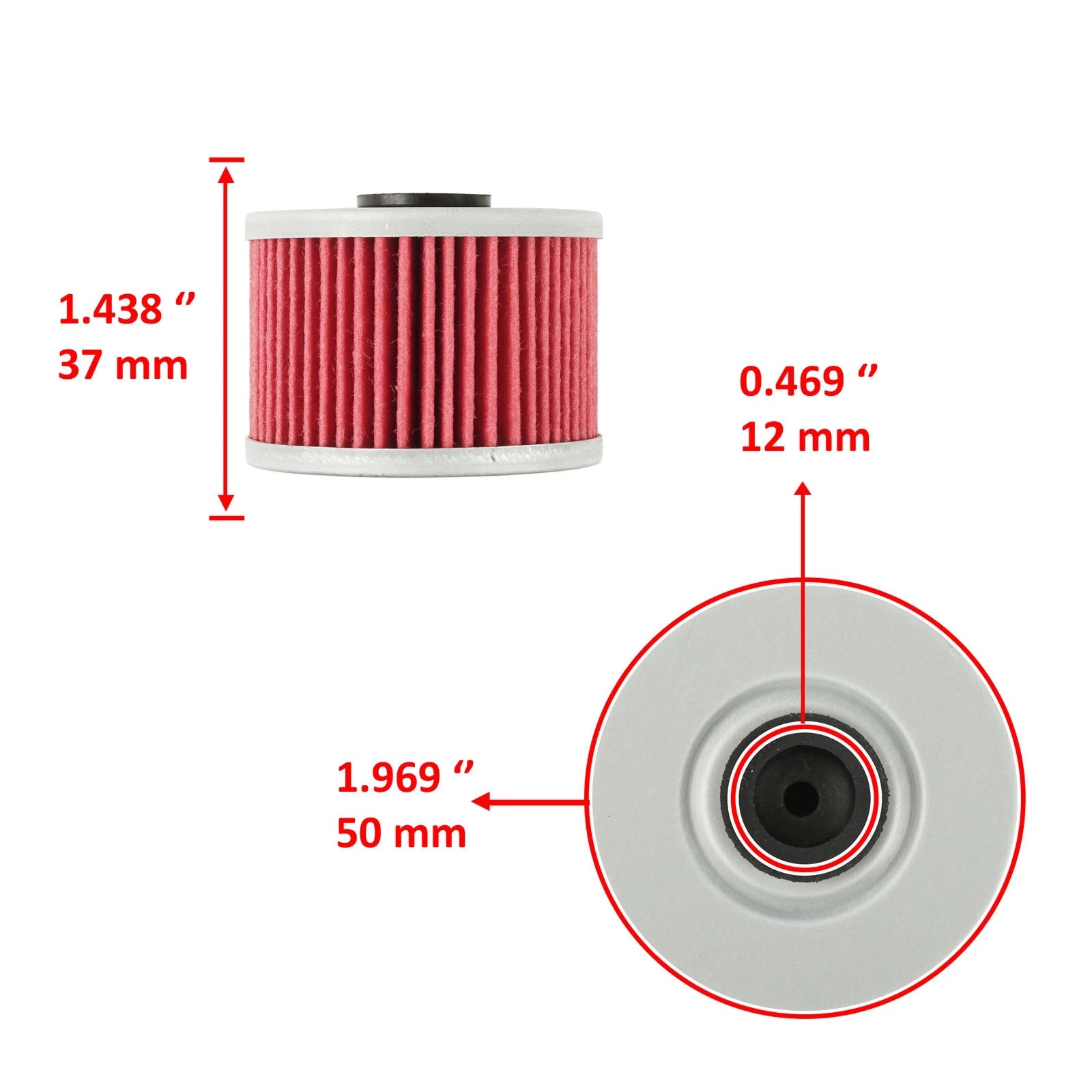 Caltric Air & Oil Filter For Honda Big Red 250 ATC250ES 1985-1987 17254-HA0-000