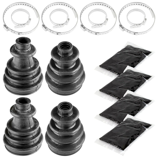 2 Front Axle Inner and Outer CV Boot Kit fits Polaris Ranger XP 700 4x4 2006