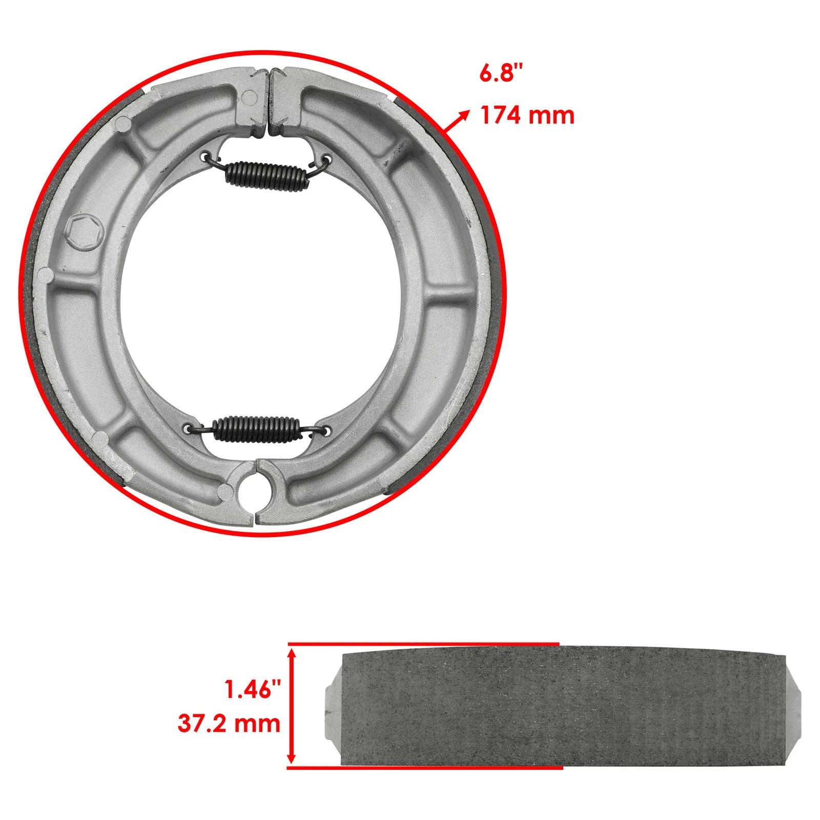 For Suzuki 64400-38820 64410-07A01 64410-38A00 64400-38810 Rear Brake Shoes