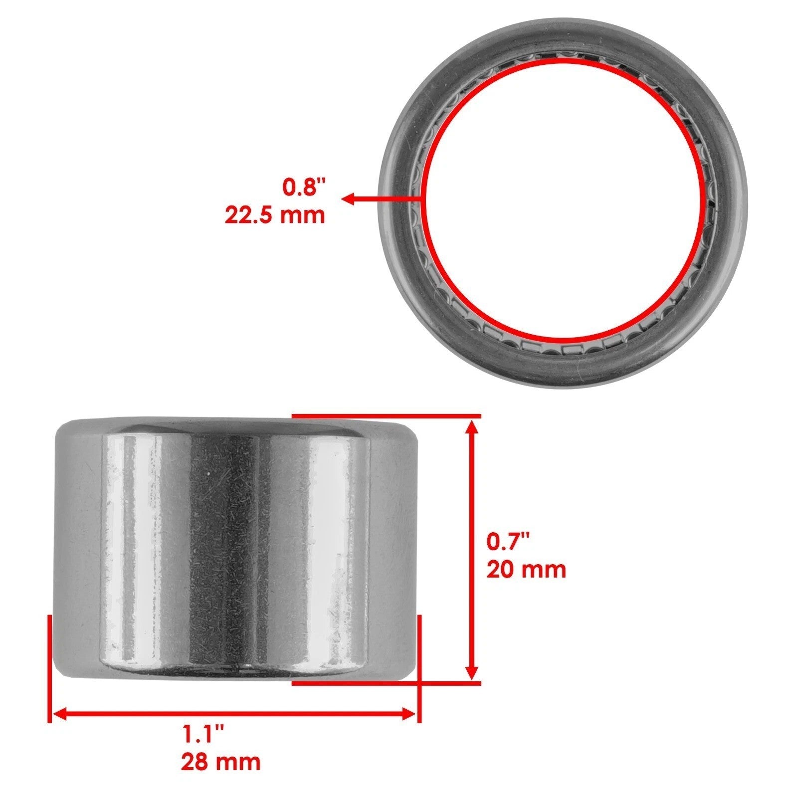 Caltric Swingarm Bushing & Bearing Kit for Yamaha YFZ450 2004-2013