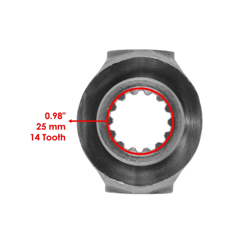 Front Drive Shaft Yoke W/U-Joint for Yamaha Kodiak 400 Yfm400Fw 4X4 1993 - 1998
