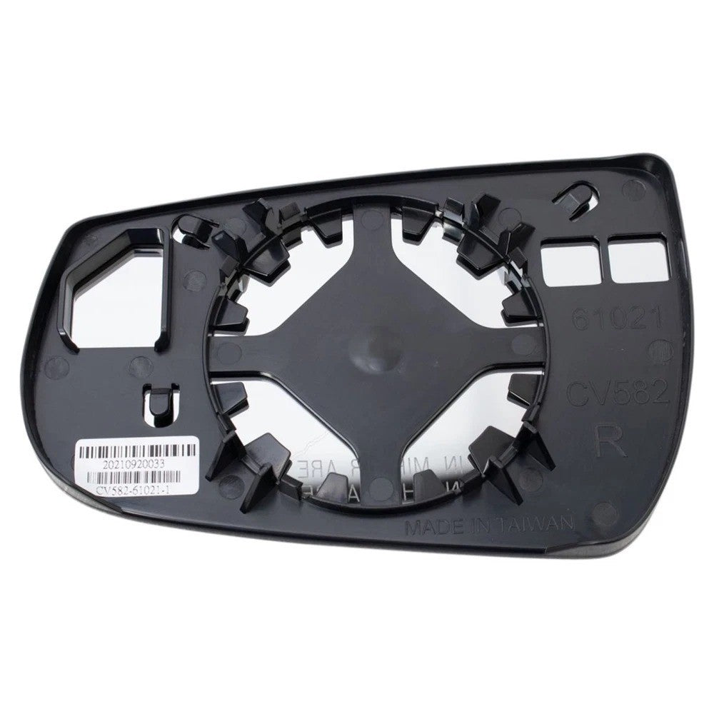 Exterior Mirror Glass Assembly RH Passenger Side for 13-15 Chevrolet Malibu