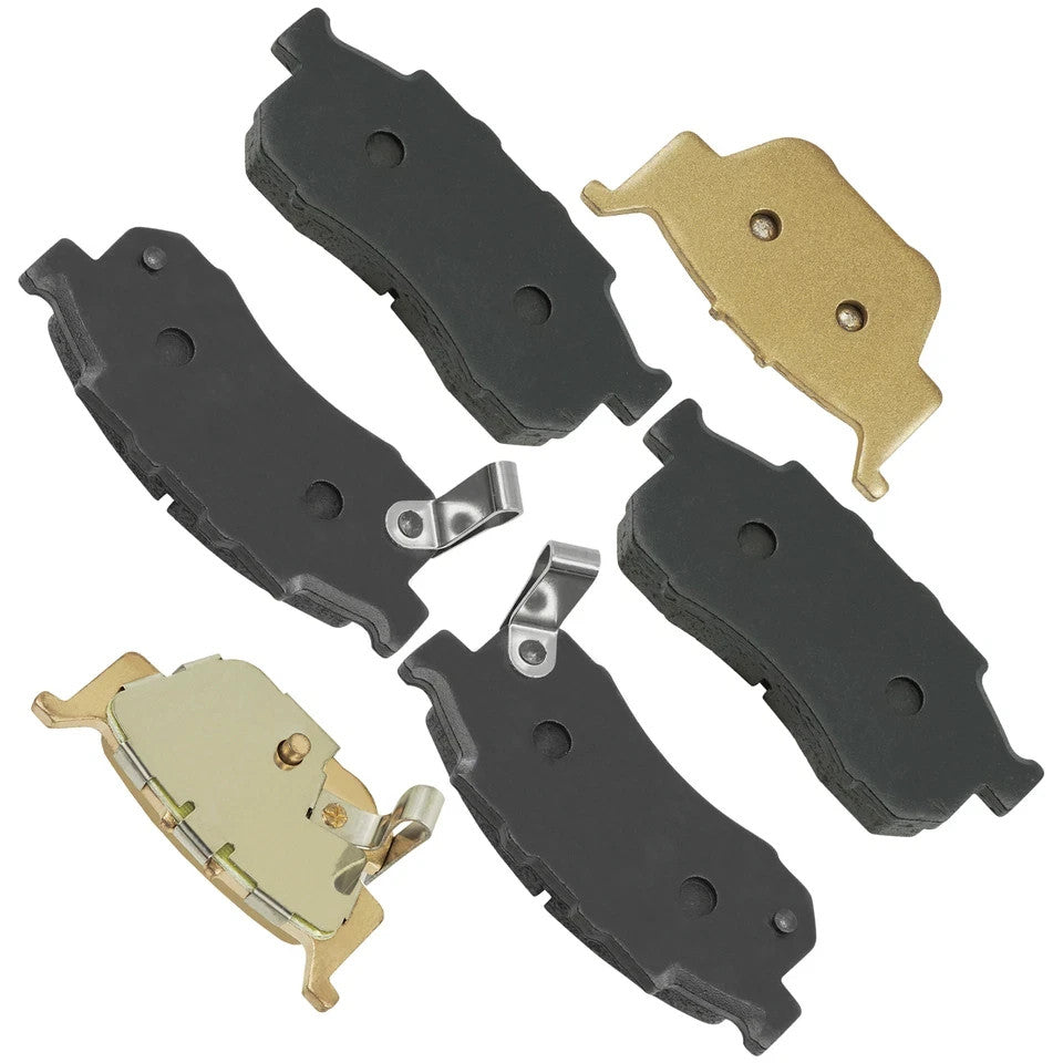Front And Rear Brake Pads For Honda FourTrax Foreman Rubicon 500 520 2015-2024