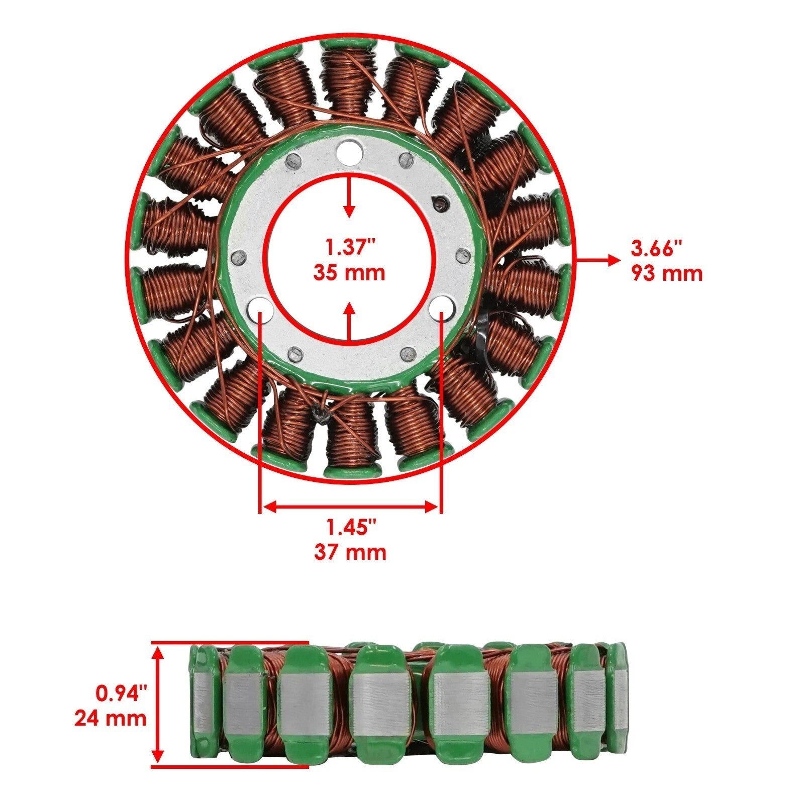 Stator And Gasket for Suzuki DR200Se DR125Se 1996 1997 1998 1999 2000 - 2013