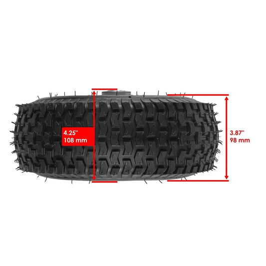 Front Wheel Rim & Tire for Snapper Rear Engine Riding Mower 4.10/3.50 - 4