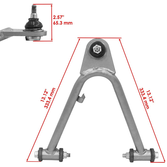 Front Lower & Upper A-Arms for Yamaha Raptor 350 YFM350R YFM 350R 2004-2010