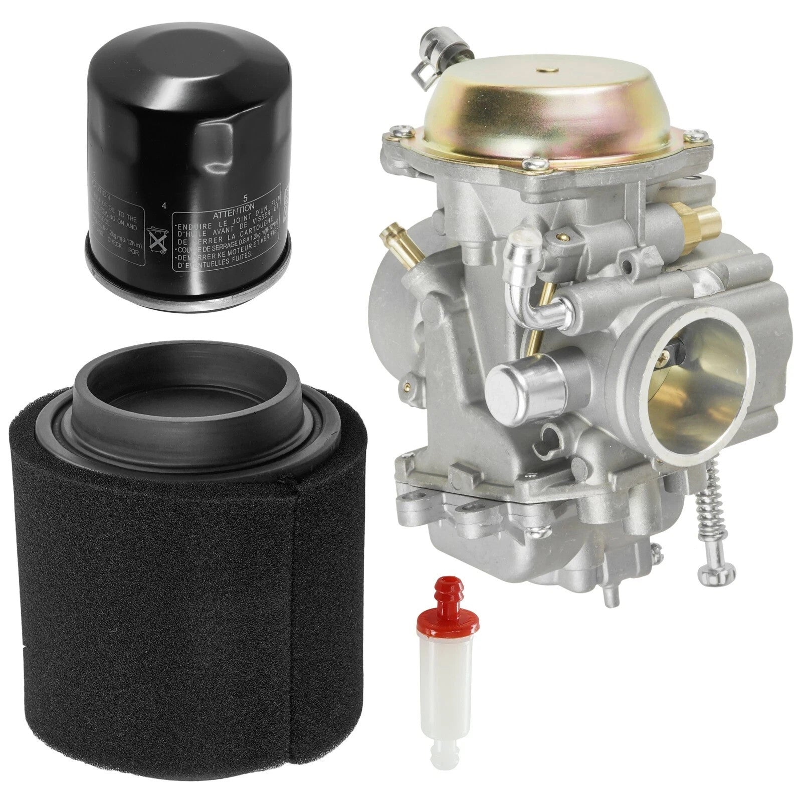 Caltric Air & Fuel Filter With Carburetor For Polaris Trail Blazer 250 2001-06 