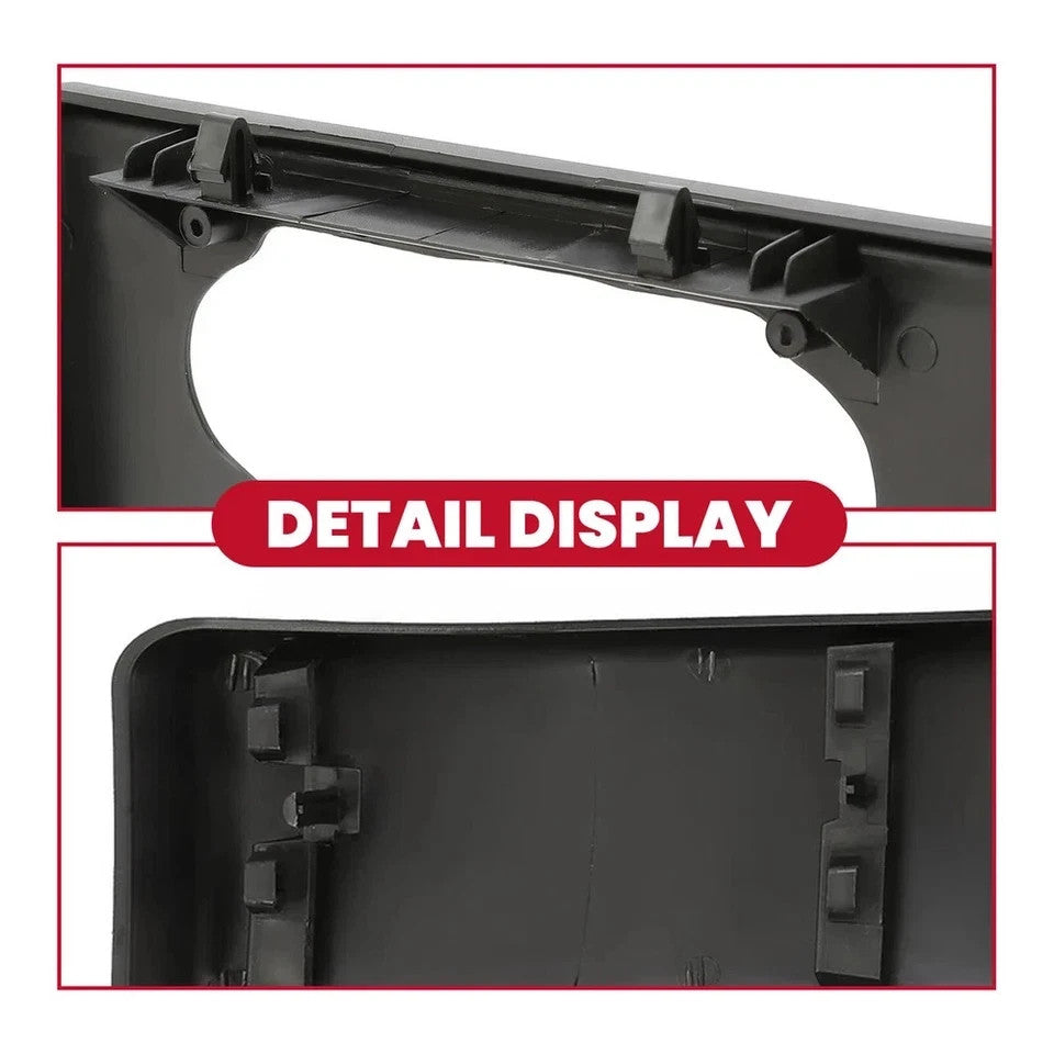 Front Bumper License Plate Bracket & Guards Pads Cap For 2009-2014 Ford F150